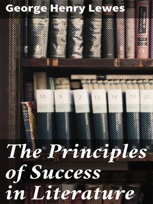 cover image of The Principles of Success in Literature